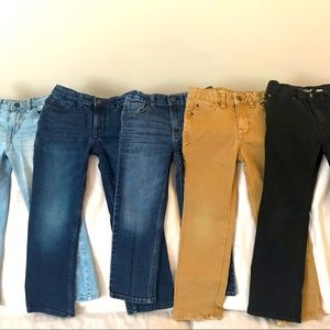 Boys 5 pairs OshKosh B’Gosh, Cat & Jack Jeans